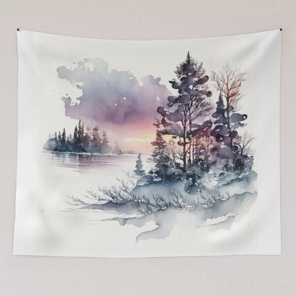 Item preview, Relaxing Watercolor #255 designed and sold by Avocado Design Studio.