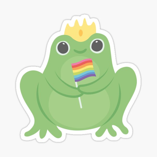 Jeune grenouille royale Sticker