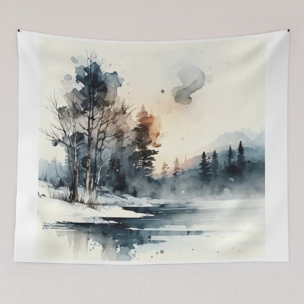 Item preview, Relaxing Watercolor #256 designed and sold by Avocado Design Studio.