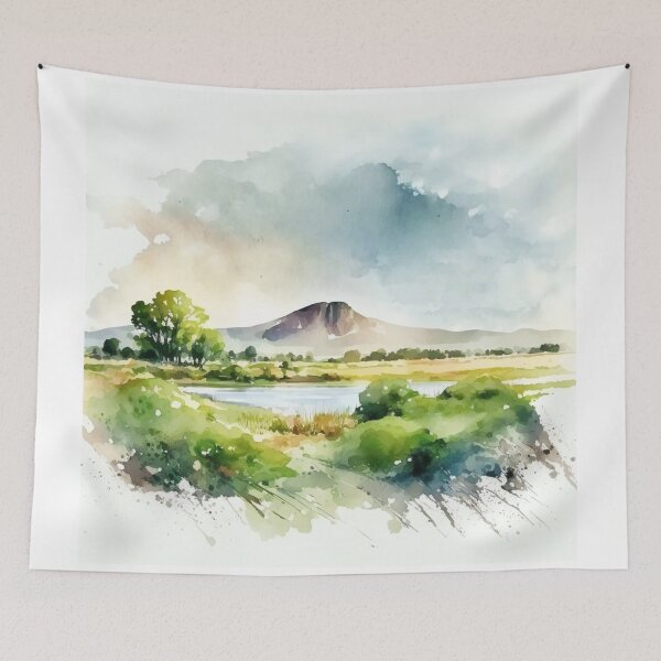Item preview, Relaxing Watercolor #257 designed and sold by Avocado Design Studio.
