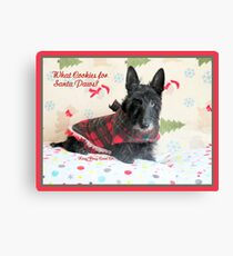 Cookies for Santa Paws Canvas Print