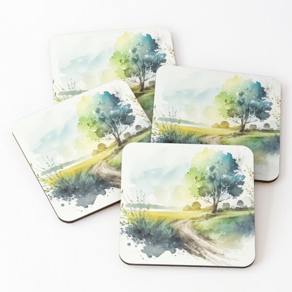 Item preview, Relaxing Watercolor #258 designed and sold by Avocado Design Studio.
