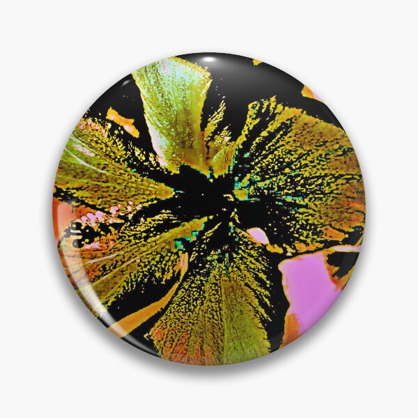 Artikelvorschau, Abstrakte Hibiskusblüte in Pink-Orange & Grüne Farben von Iritof entworfen und verkauft von iritof.