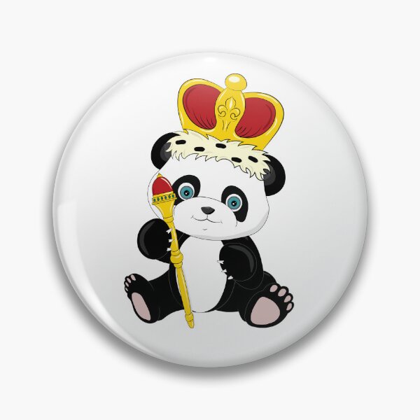 Item preview, Panda bear the King designed and sold by atedesigns.