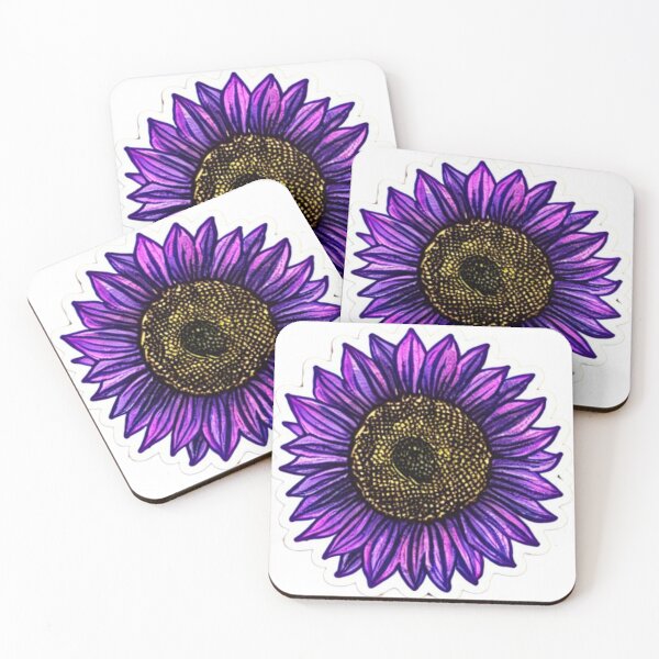 Item preview, Purple Sunflower Bud 06 designed and sold by CheeseBlueprint.