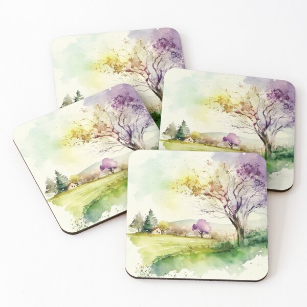 Item preview, Relaxing Watercolor #259 designed and sold by Avocado Design Studio.