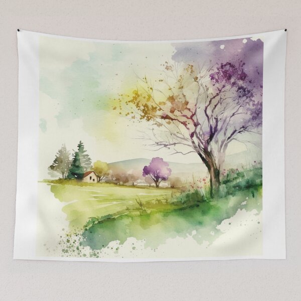 Item preview, Relaxing Watercolor #259 designed and sold by Avocado Design Studio.