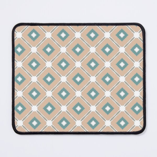 Item preview, Resort Collection Tan and Cyan Cross Design designed and sold by fairy-taler.