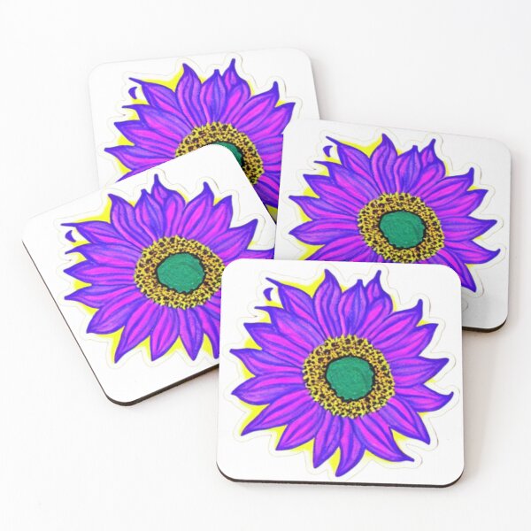 Item preview, Purple Sunflower Bud 07 designed and sold by CheeseBlueprint.