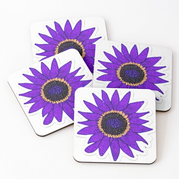 Item preview, Purple Sunflower Bud 08 designed and sold by CheeseBlueprint.
