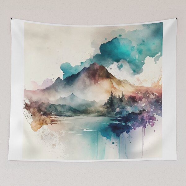 Item preview, Relaxing Watercolor #262 designed and sold by Avocado Design Studio.