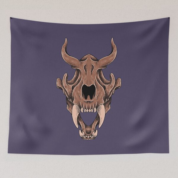 Item preview, Tiger Skull designed and sold by RedNeo.