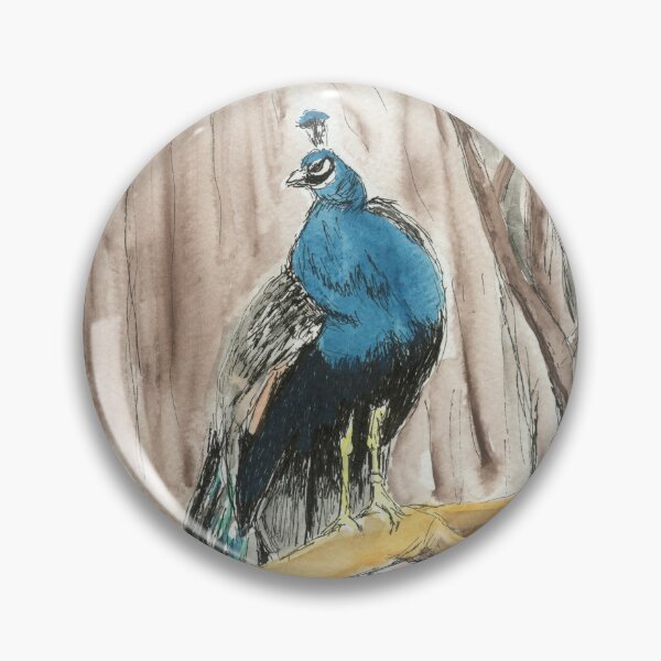 Item preview, Peafowl sitting on his perch designed and sold by LymphomaLass.