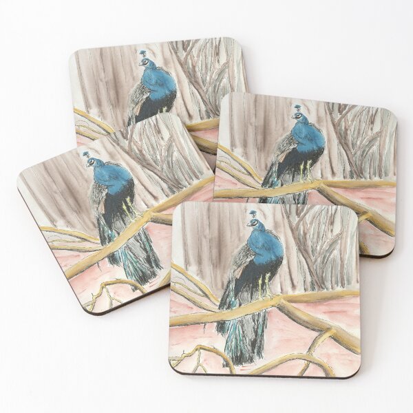 Item preview, Peafowl sitting on his perch designed and sold by LymphomaLass.