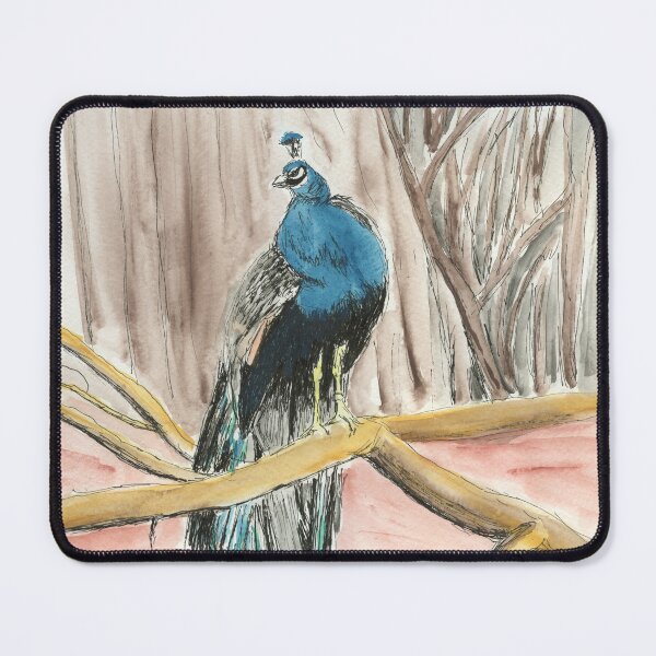 Item preview, Peafowl sitting on his perch designed and sold by LymphomaLass.