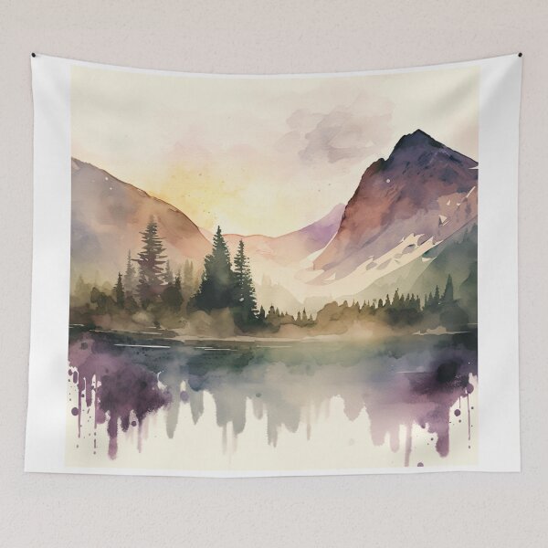 Item preview, Relaxing Watercolor #263 designed and sold by Avocado Design Studio.