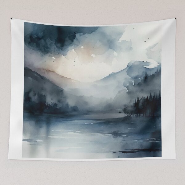 Item preview, Relaxing Watercolor #265 designed and sold by Avocado Design Studio.