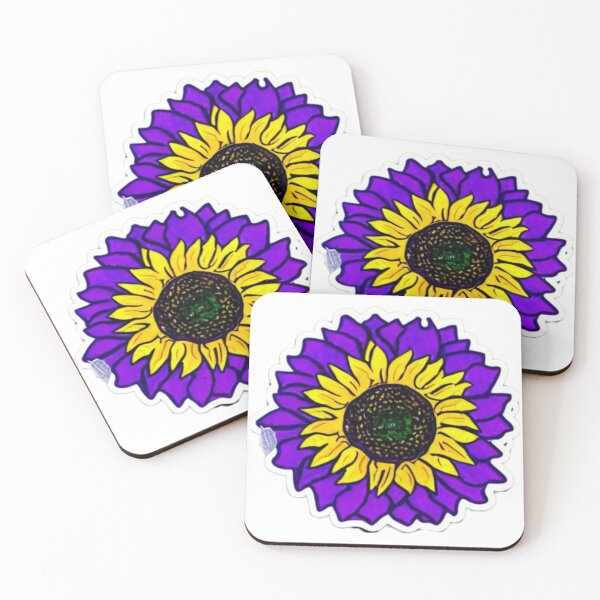 Item preview, Purple Sunflower Bud 10 designed and sold by CheeseBlueprint.