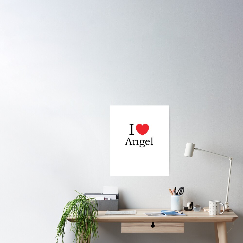 I Love Angel - With Simple Love Heart