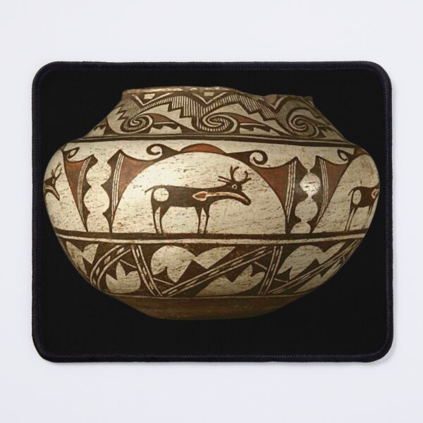Item preview, Native American Pueblo Zuni Vintage Water Jar Heartline Pottery First Nations designed and sold by Purple Fern Art.