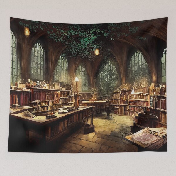 Item preview, School of Wizardry Office designed and sold by rudekitten.