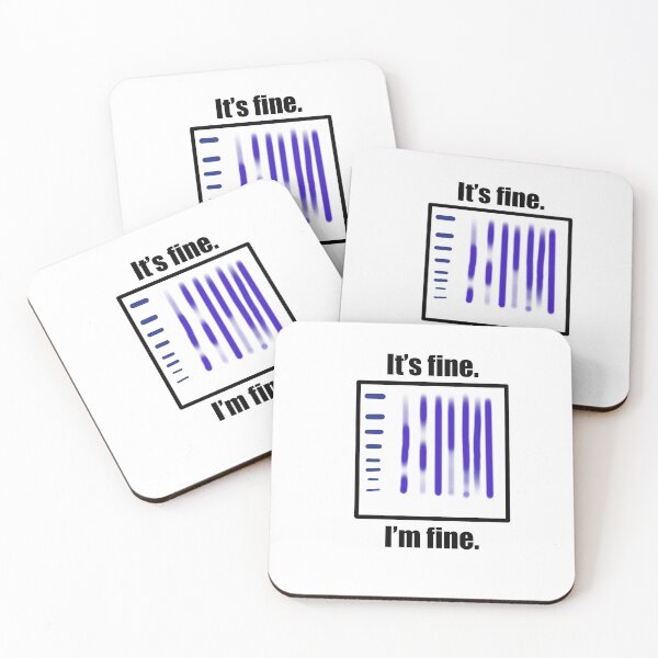 Item preview, It's Fine, I'm Fine designed and sold by ScienceHeartCo.