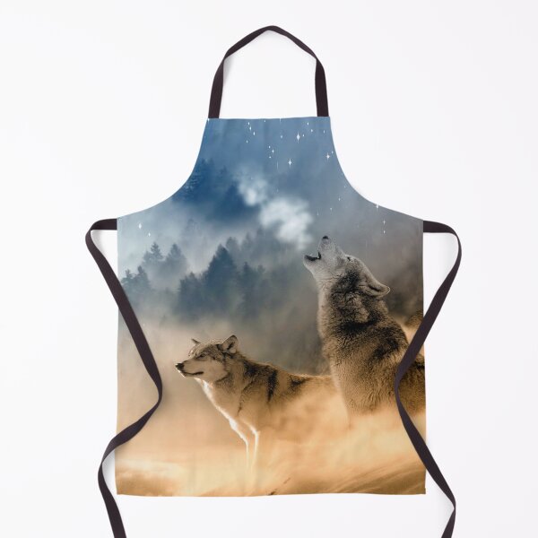 Item preview, Beautiful Moon Stars Wolves Wolf Howling - For Nature Lovers designed and sold by kris-money.