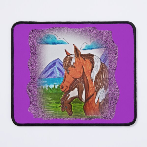 Item preview, 05-28-2021_mare_foal_orginal_artwork designed and sold by KaycysCreations.