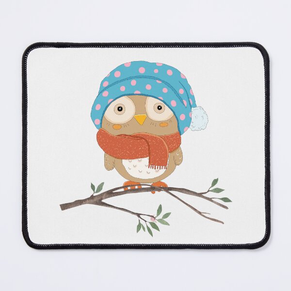 Item preview, Cute Winter Owl designed and sold by HappyLifeCreate.