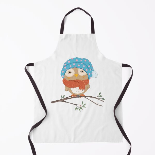 Item preview, Cute Winter Owl designed and sold by HappyLifeCreate.