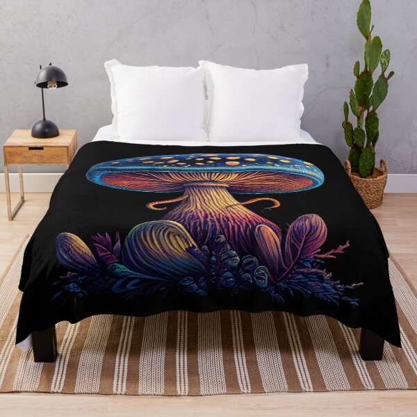 Item preview, Hippie Mystical Mushroom designed and sold by PipikaArt.