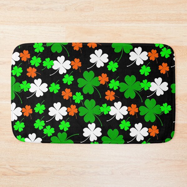 Item preview, black shamrocks lucky clover  designed and sold by Gossip Rag.