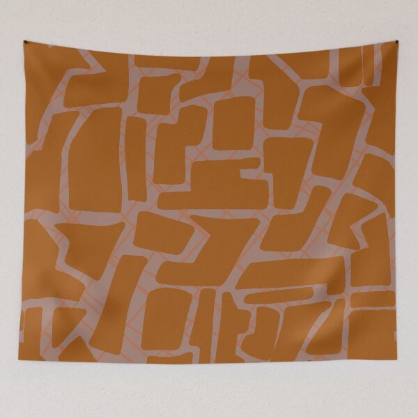 Item preview, Rusty Orange Mosaic Pattern Design designed and sold by NancyMerkle.
