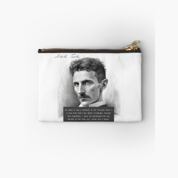 Item preview, Nikola Tesla's quote about to seek all truth in the Bible designed and sold by EmeraldeaArt.