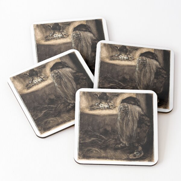 Item preview,  John Bauer Brownie by a Fireplace designed and sold by TeeARTHY.