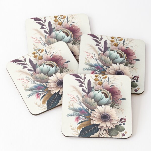 Item preview, Delicate Botanical Flowers designed and sold by unrealartwork.