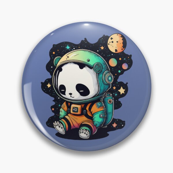 Item preview, Cute Space Panda in Astronaut Space Suit Stars and Planets Around designed and sold by ultra-cute.