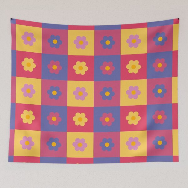 Item preview, Colour Block Flower Power designed and sold by ebcameron.
