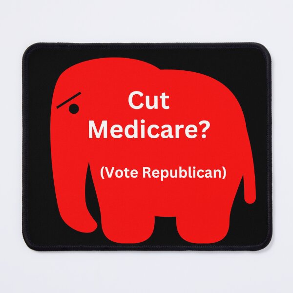 Item preview, Cut Medicare?, vote republican designed and sold by dreamerv3.
