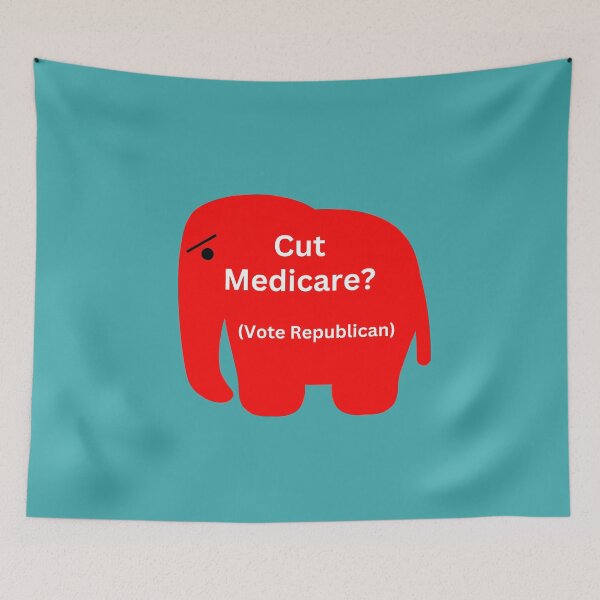 Item preview, Cut Medicare?, vote republican designed and sold by dreamerv3.