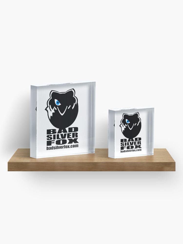 Thumbnail 4 of 5, Acrylic Block, Bad Silverfox, Logo designed and sold by BADSILVERFOX.