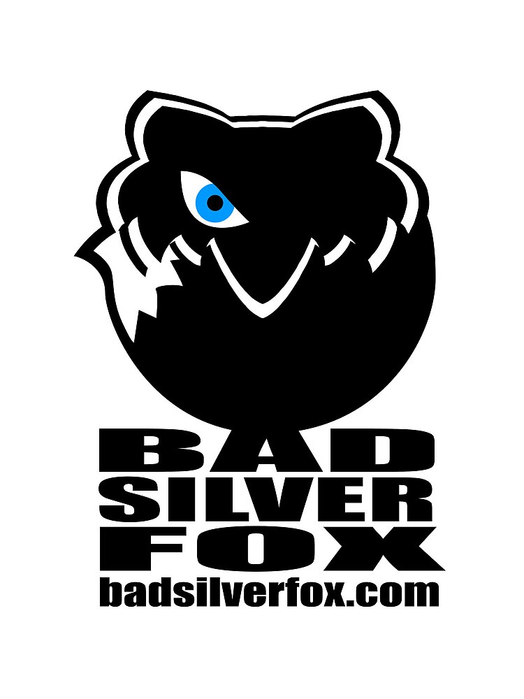 Thumbnail 3 of 3, Drawstring Bag, Bad Silverfox, Logo designed and sold by BADSILVERFOX.