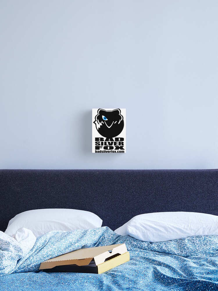 Thumbnail 2 of 3, Canvas Print, Bad Silverfox, Logo designed and sold by BADSILVERFOX.