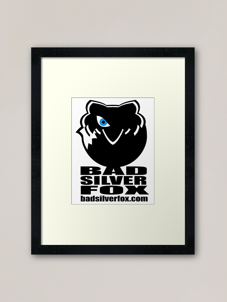 Thumbnail 1 of 7, Framed Art Print, Bad Silverfox, Logo designed and sold by BADSILVERFOX.