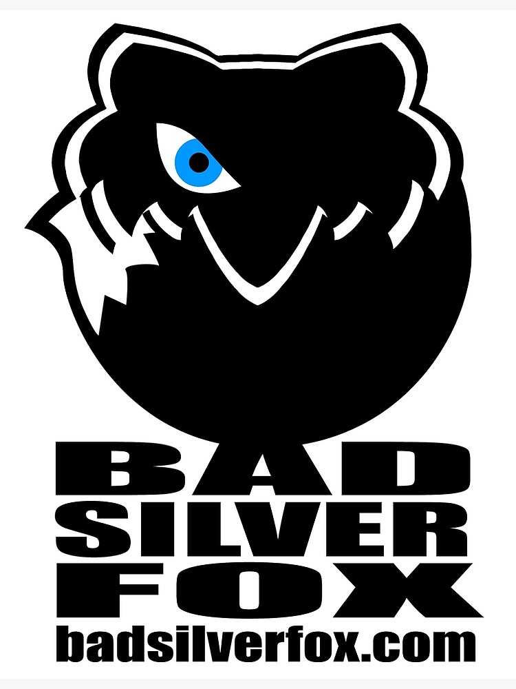 Thumbnail 3 of 3, Poster, Bad Silverfox, Logo designed and sold by BADSILVERFOX.