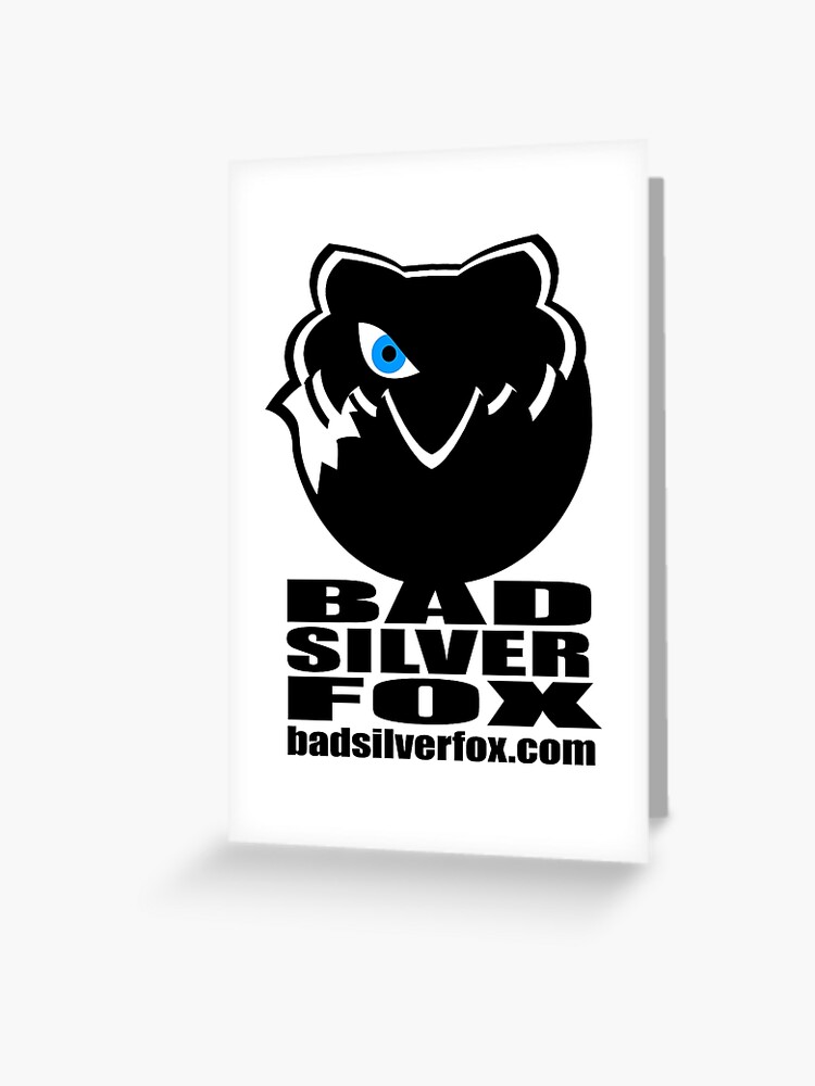 Thumbnail 1 of 2, Greeting Card, Bad Silverfox, Logo designed and sold by BADSILVERFOX.