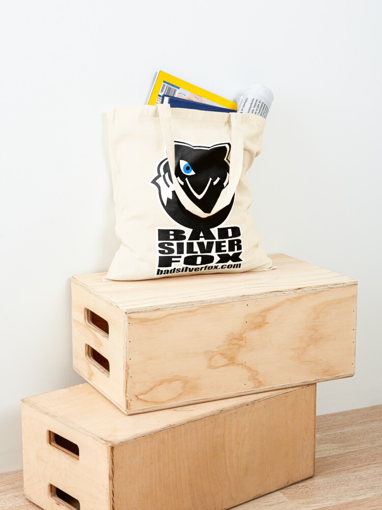 Thumbnail 4 of 5, Tote Bag, Bad Silverfox, Logo designed and sold by BADSILVERFOX.
