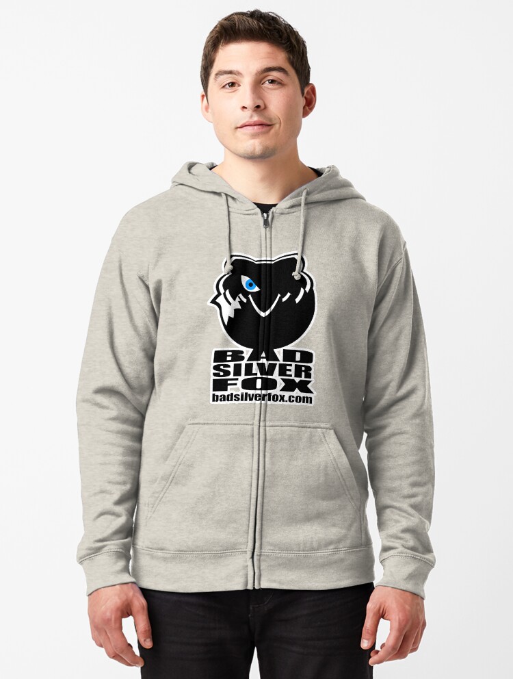 Thumbnail 1 of 5, Zipped Hoodie, Bad Silverfox, Logo designed and sold by BADSILVERFOX.