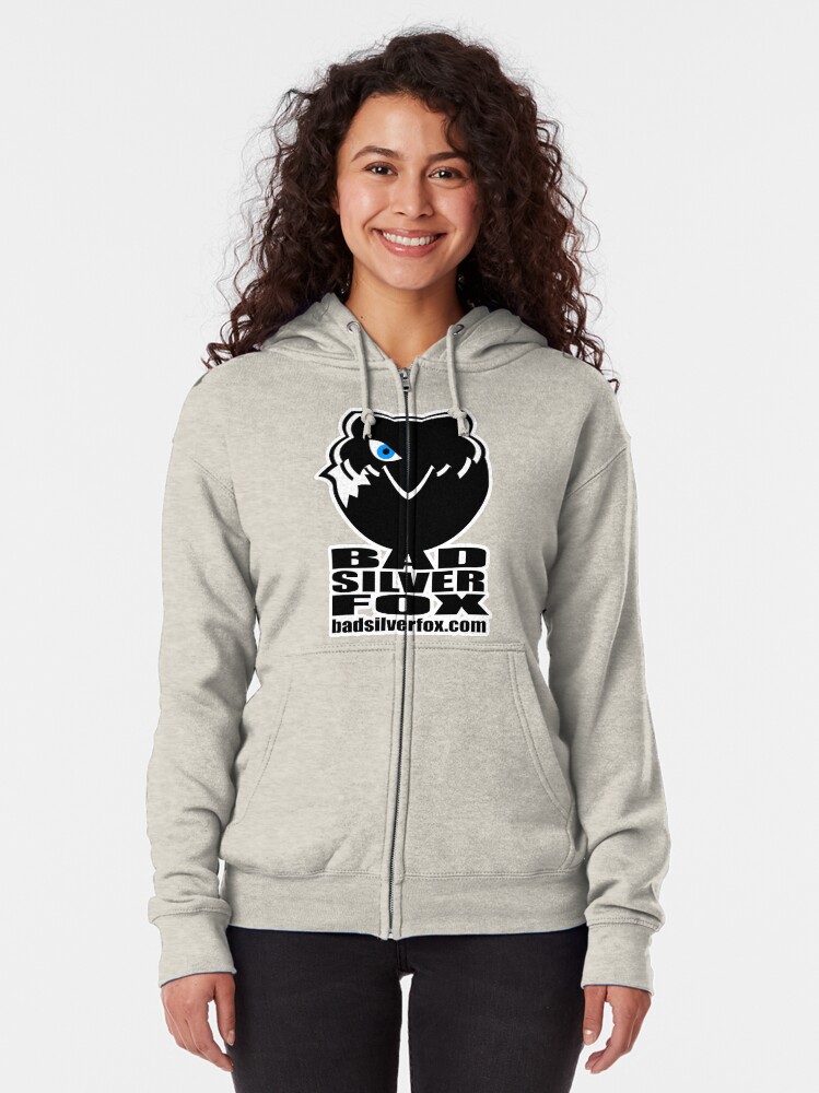 Thumbnail 2 of 5, Zipped Hoodie, Bad Silverfox, Logo designed and sold by BADSILVERFOX.