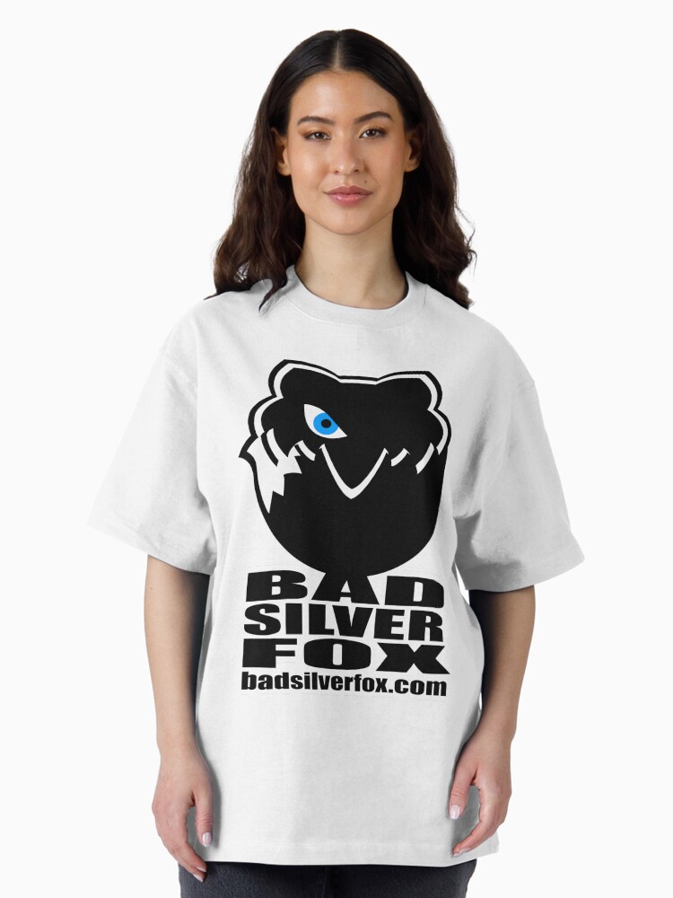 Thumbnail 2 of 7, Oversized T-Shirt, Bad Silverfox, Logo designed and sold by BADSILVERFOX.